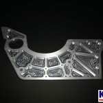 Snowmobile Engine Mount Machined from 6061 Aluminum